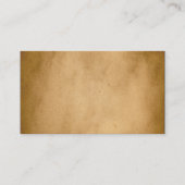 ヴィンテージのブラウンの黄色の紙の羊皮紙の背景 名刺 (正面)