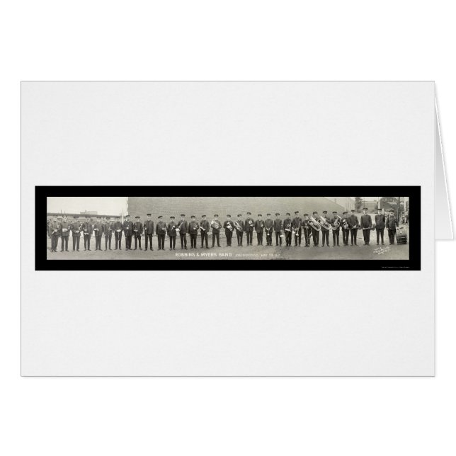 ヴィンテージのブラスバンドオハイオ州の写真1917年 (正面横)