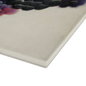 ヴィンテージのブラックベリーおよび葉の郵便はがきの芸術 カッティングボード (角)