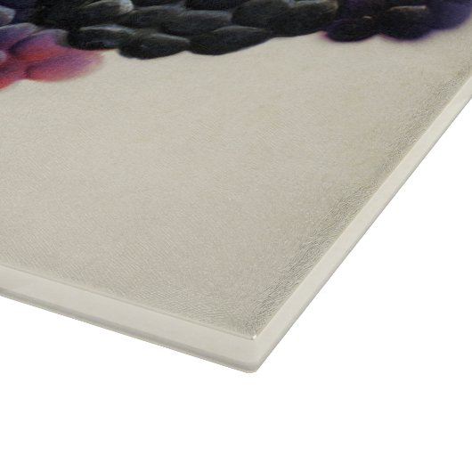 ヴィンテージのブラックベリーおよび葉の郵便はがきの芸術 カッティングボード (角)