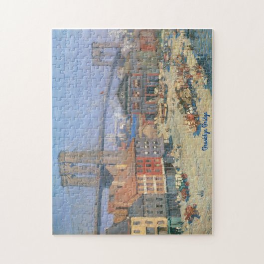 ヴィンテージのブルックリン橋のジグソーパズルのギフト用の箱 ジグソーパズル (縦)