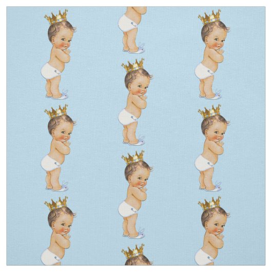 ヴィンテージのブルネットの小さい王子 ファブリック (見本)