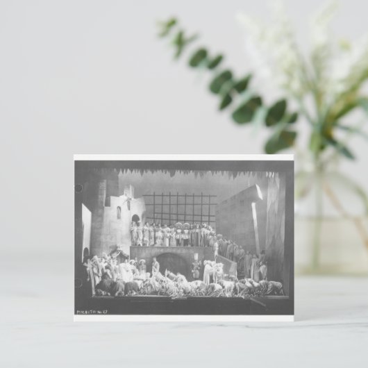 ヴィンテージのブードゥーマクベスの1936年の郵便はがき 案内ポストカード (スタンド正面)