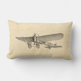 ヴィンテージのプロペラの飛行機のレトロの古い支柱の飛行機 ランバークッション