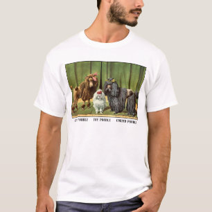 ヴィンテージのプードル Tシャツ