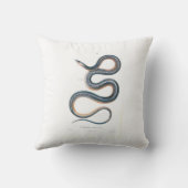 ヴィンテージのヘビのスケッチのビクトリアンなアールヌーボーのヘビ クッション (裏面)