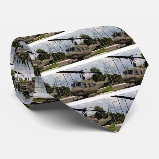 ヴィンテージのベトナム時代のuh1 Hueyの軍隊のチョッパー ネクタイ (ロール)