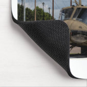 ヴィンテージのベトナム時代のuh1 Hueyの軍隊のチョッパー マウスパッド (コーナー)