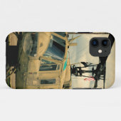 ヴィンテージのベトナム時代のuh1 Hueyの軍隊のヘリコプター Case-Mate iPhoneケース (裏面(横))