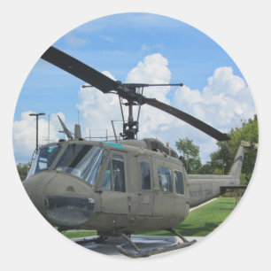 ヴィンテージのベトナムuh1 Hueyの軍隊のヘリコプター ラウンドシール