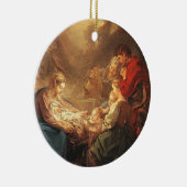 ヴィンテージのベビーの初めてのクリスマスのオーナメント セラミックオーナメント (右)