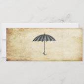 ヴィンテージのベビーシャワーのチケットの招待状 招待状 (裏面)