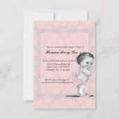 ヴィンテージのベビーシャワーの招待状 招待状 (正面)