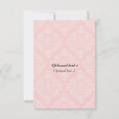 ヴィンテージのベビーシャワーの招待状 招待状 (裏面)