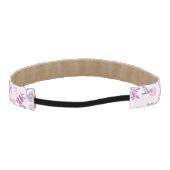 ヴィンテージのベビー動物を表示するパターン アスレチックヘッドバンド (裏面)