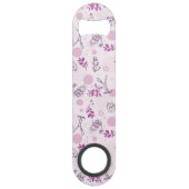 ヴィンテージのベビー動物を表示するパターン スピード栓抜き (裏面)