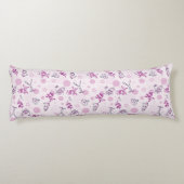 ヴィンテージのベビー動物を表示するパターン ボディピロー (裏面)