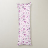 ヴィンテージのベビー動物を表示するパターン ボディピロー (裏面 (縦))