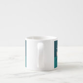 ヴィンテージのベルムのリスボンタワーのポスタースタイル エスプレッソカップ (裏面)