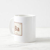 ヴィンテージのベーコンの周期表 コーヒーマグカップ (正面左)