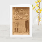 ヴィンテージのベースボールカード1887年 カード (黄色い花)