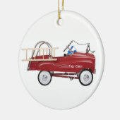 ヴィンテージのペダル車 セラミックオーナメント (左)