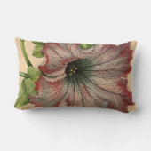 ヴィンテージのペチュニアの種カタログ ランバークッション (裏面)