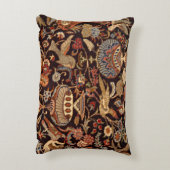 ヴィンテージのペルシャの東洋のトルコのカーペットパターン アクセントクッション (裏面(縦))