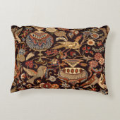 ヴィンテージのペルシャの東洋のトルコのカーペットパターン アクセントクッション (裏面)