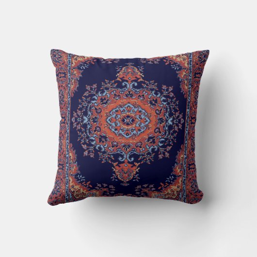 ヴィンテージのペルシャ人パターン クッション (裏面)