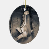 ヴィンテージのホッケーのスケート セラミックオーナメント (右)