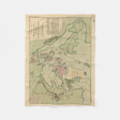 ヴィンテージのボストン毛布 フリースブランケット (正面)