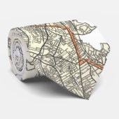 ヴィンテージのボストン運輸ラインMap (1914年) ネクタイ (ロール)