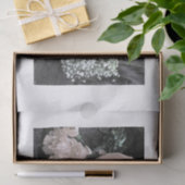 ヴィンテージのボトルのために大きさで分類される白い水彩画のバラ 薄葉紙 (ギフト)