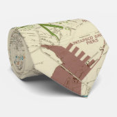 ヴィンテージのボルティモアMDの鉄道Map (1922年) ネクタイ (ロール)