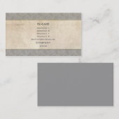 ヴィンテージのボーダー 名刺 (正面/裏面)