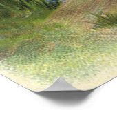 ヴィンテージのボートのバンニー、愛するイースターの挨拶 ポスター (角)