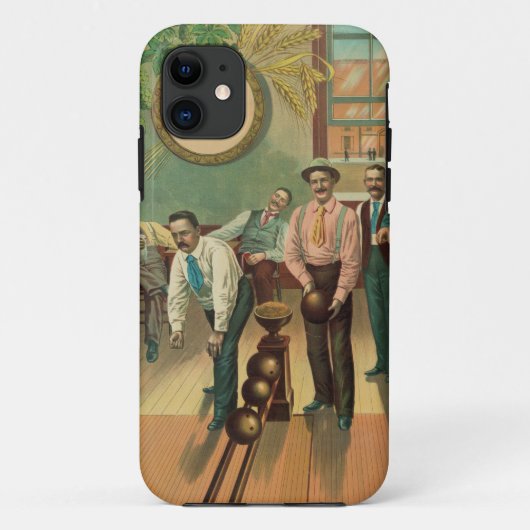 ヴィンテージのボーリング場#191 1894年5月2日 Case-Mate iPhoneケース (裏面)