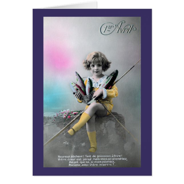 ヴィンテージのポアソンのd'avril (正面)