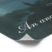 ヴィンテージのポスターアートを見守る天使 ポスター (角)