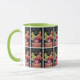 ヴィンテージのポスターブックウーマン読ズ マグカップ