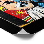 ヴィンテージのポスター漫画ブックがラブストーリーをカバー ポスター (角)