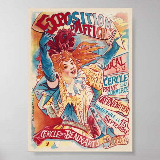 ヴィンテージのポスター1895 ポスター (正面)