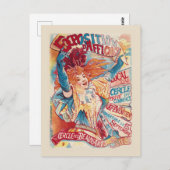 ヴィンテージのポスター1895 ポストカード (正面/裏面)