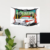 ヴィンテージのポスター1957プリマス・フューリー ポスター (ホームオフィス)