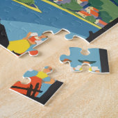 ヴィンテージのポスター ジグソーパズル (側面)