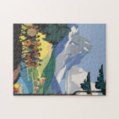 ヴィンテージのポスター ジグソーパズル (横)