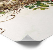 ヴィンテージのポスター – Bird in Nest ポスター (角)