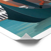 ヴィンテージのポスター – Visit Venice Italy ポスター (角)