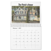 ヴィンテージのポストカードSavannahジョージア カレンダー (2月 2027)